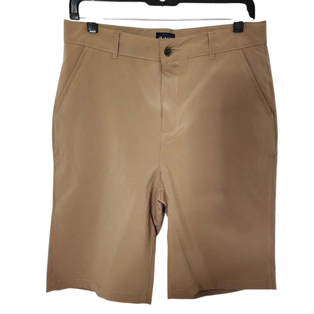 Place Boys Uniform Tan Shorts Size 14
